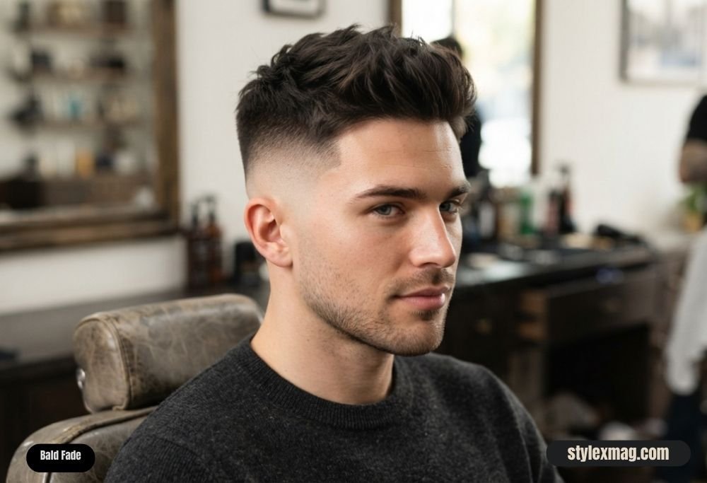 Haircuts for Receding Hairline Men 35 Styles for a Fuller Look 18 Bald Fade
