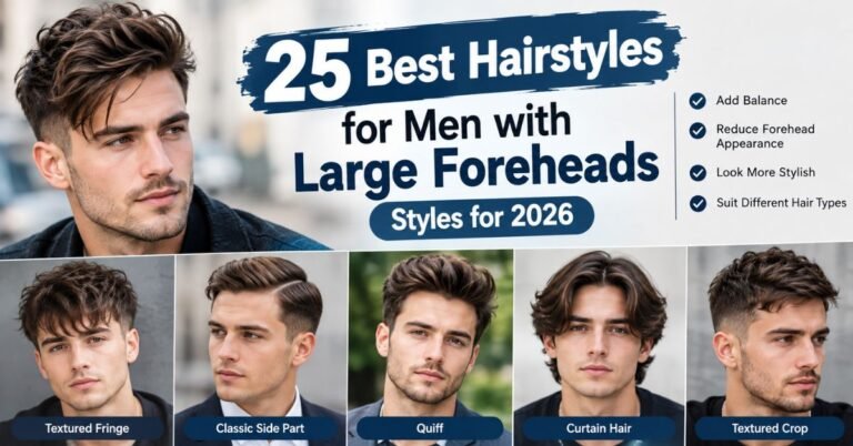 Best Hairstyles for Men with Large Foreheads