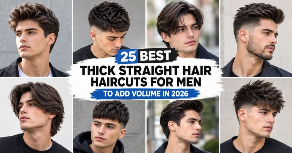 Best Thick Straight Hair Haircuts for Men