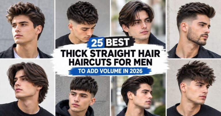 Best Thick Straight Hair Haircuts for Men