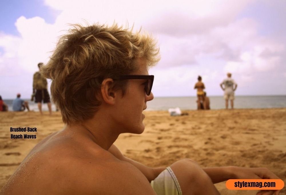 30 Best Surfer Haircut Men Styles for a Cool Beach Look in 2026 22 Brushed-Back Beach Waves