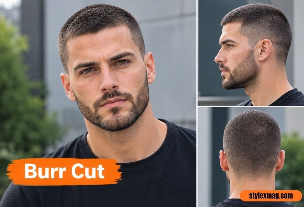 27 Best Haircuts for Balding Men to Look Fuller in 2026 7 Burr Cut