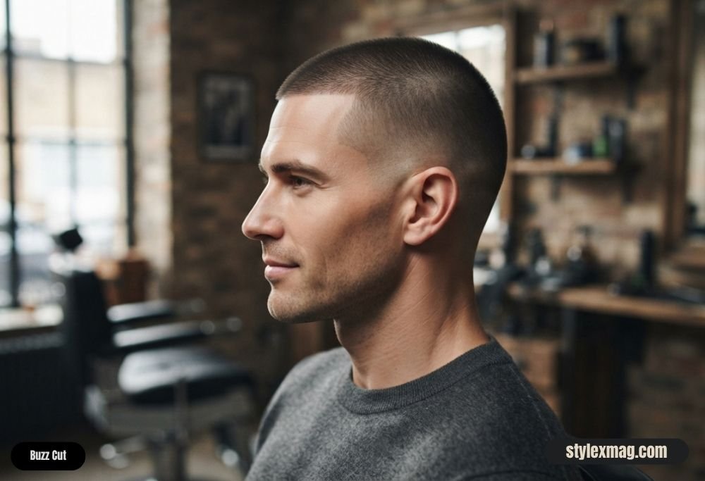 25 Oval Face Shape Haircuts for Men: Stylish Cuts for 2026 4 Buzz Cut