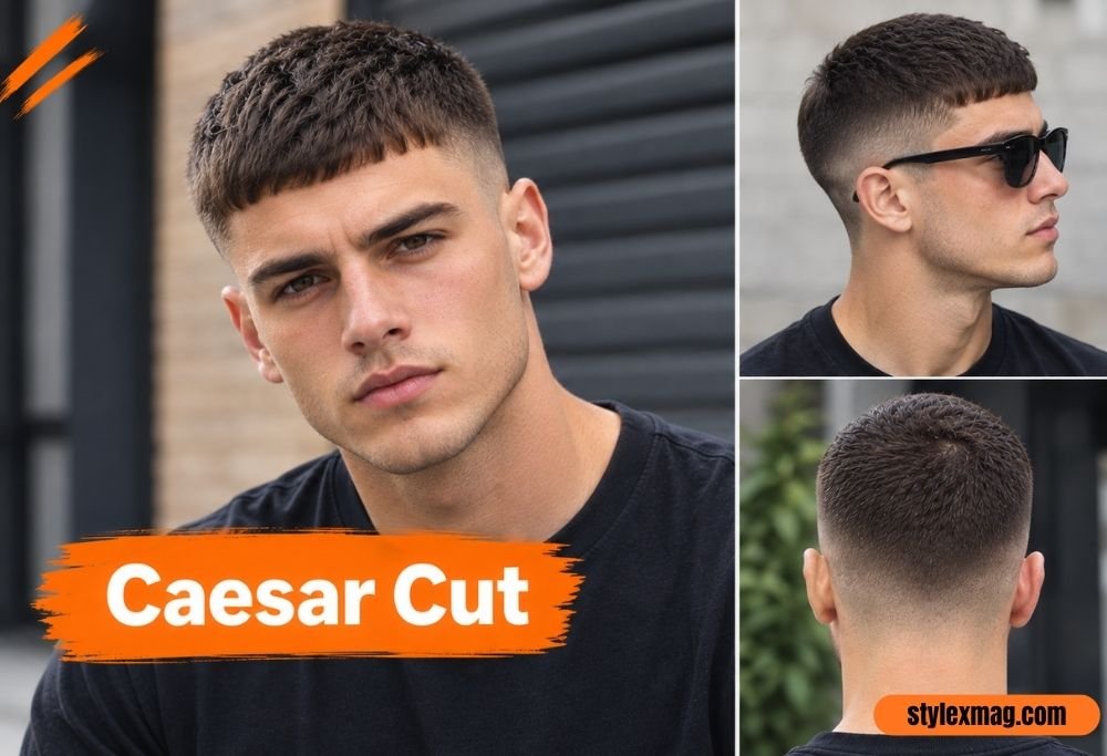 27 Best Haircuts for Balding Men to Look Fuller in 2026 8 Caesar Cut