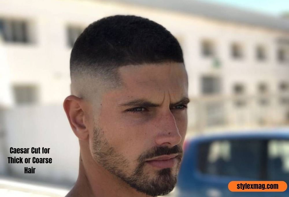 Caesar Cut for Thick or Coarse Hair