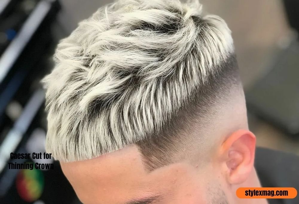 Caesar Cut for Thinning Crown
