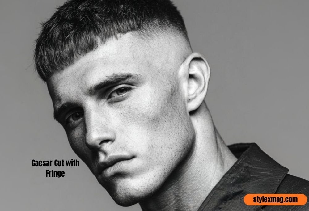 Caesar Cut with Fringe