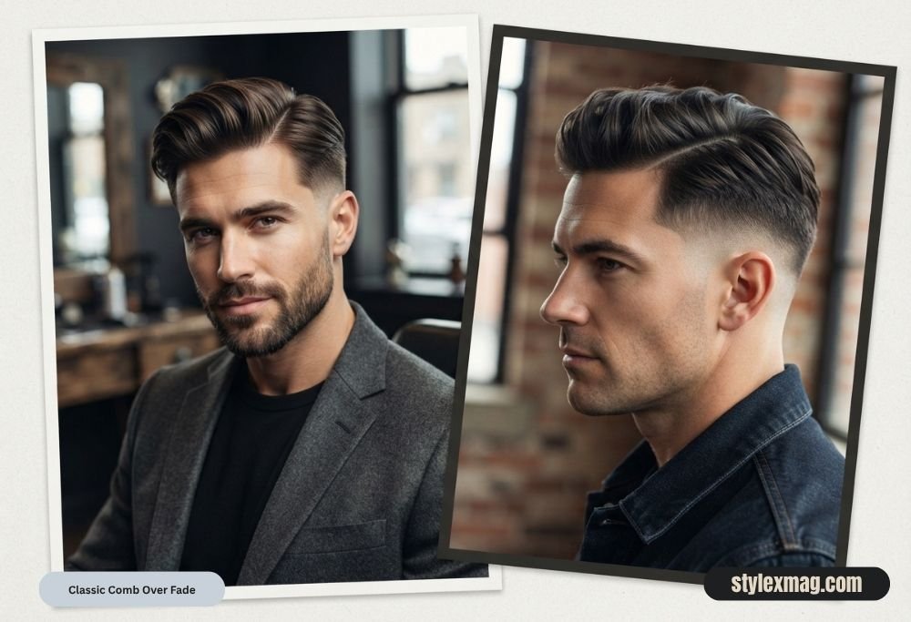 Comb Over Fade Haircut: 31 Stylish Styles for Men in 2026 13 Classic Comb Over Fade