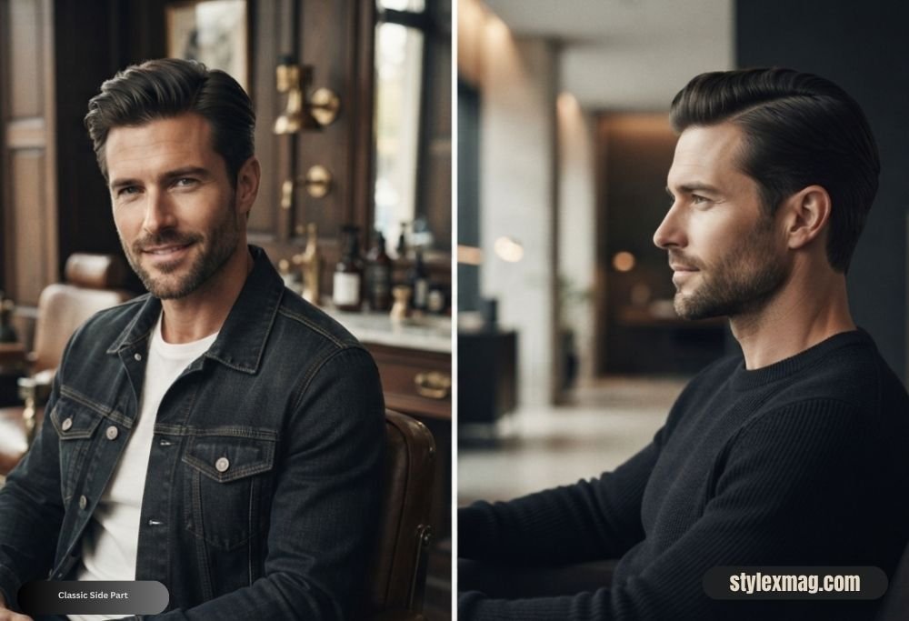 Heart Face Shape Hairstyles for Men 30 Best Styles for 2026 9 Classic Side Part