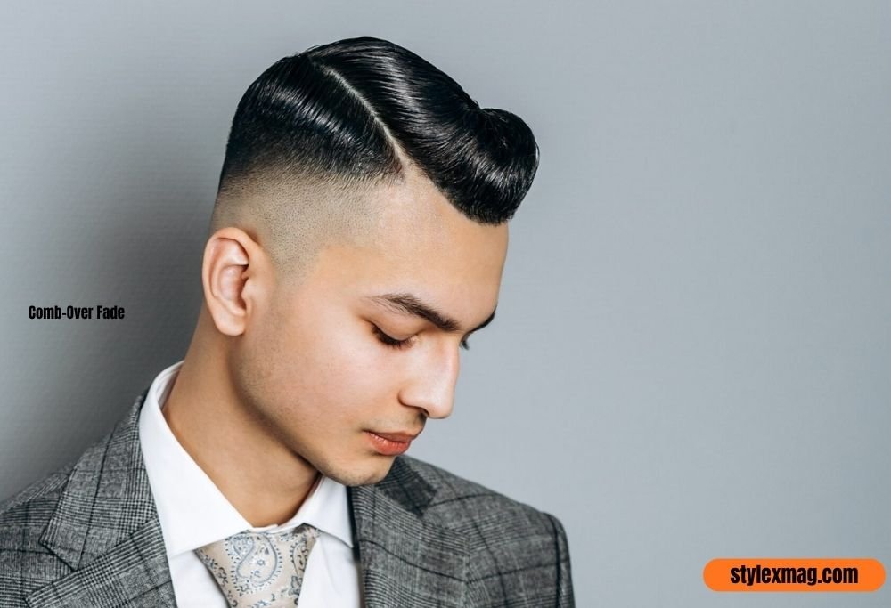 25 Best Thin Straight Hair Haircuts For Men to Add Volume in 2026 9 Comb-Over Fade