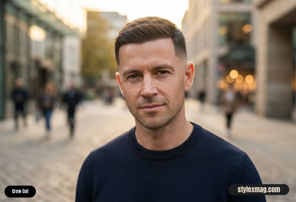 25 Oval Face Shape Haircuts for Men: Stylish Cuts for 2026 3 Crew Cut