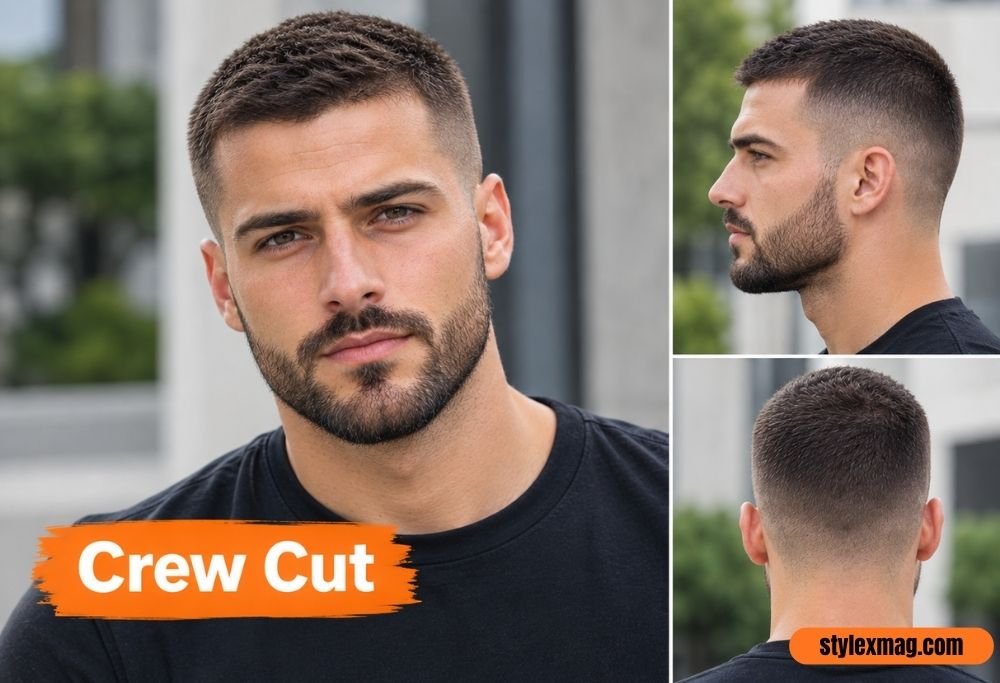 27 Best Haircuts for Balding Men to Look Fuller in 2026 4 Crew Cut