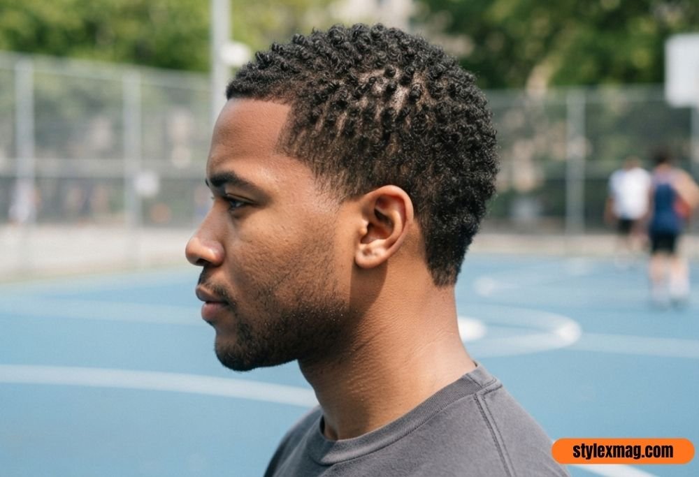Curly Buzz Cut