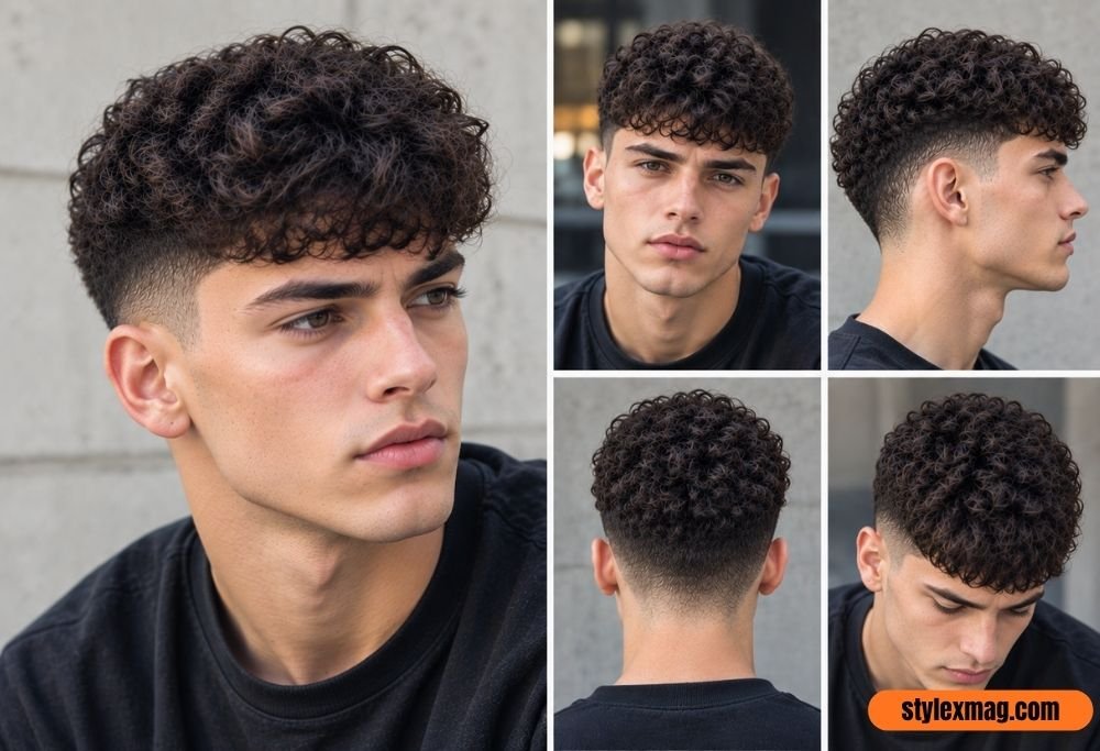 Curly Caesar Cut