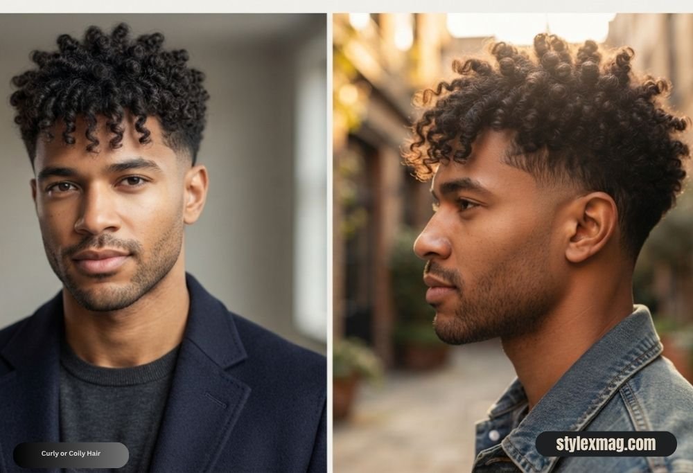 Heart Face Shape Hairstyles for Men 30 Best Styles for 2026 32 Curly or Coily Hair