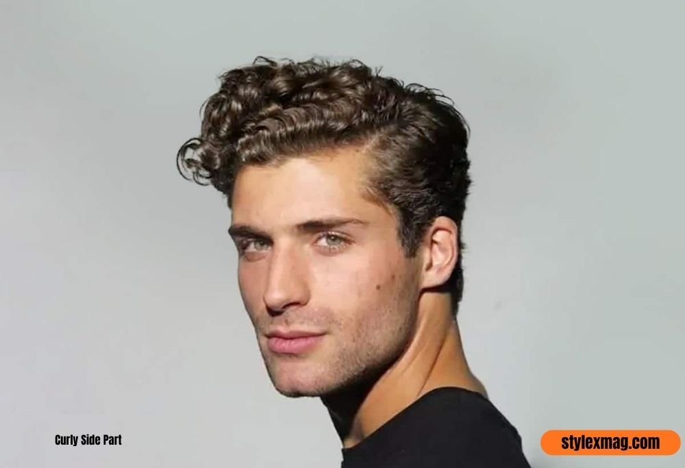 Curly Side Part