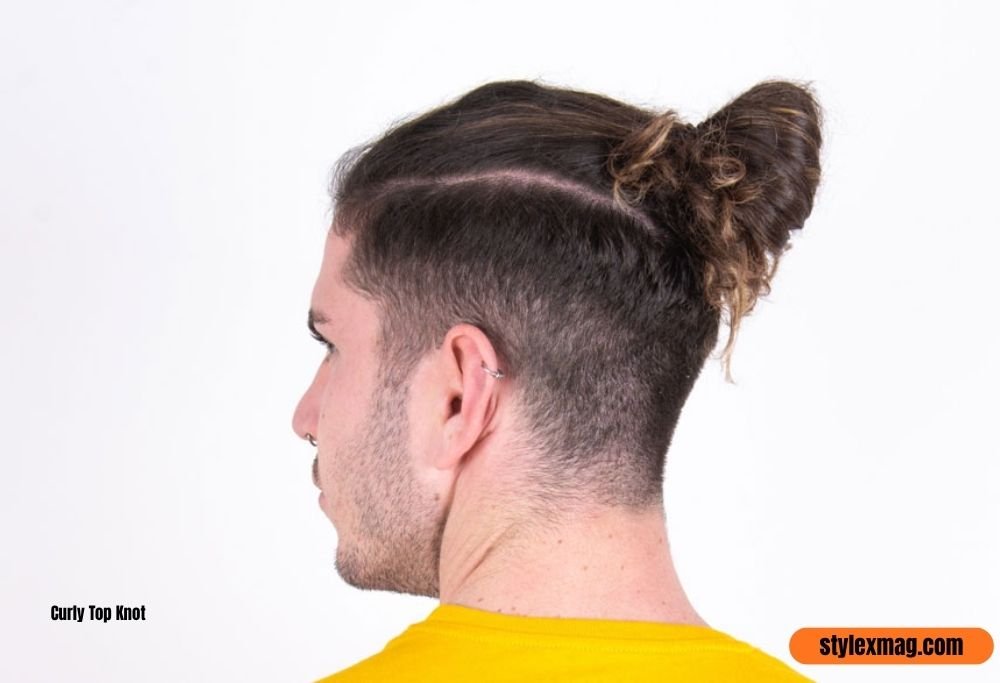 Curly Top Knot