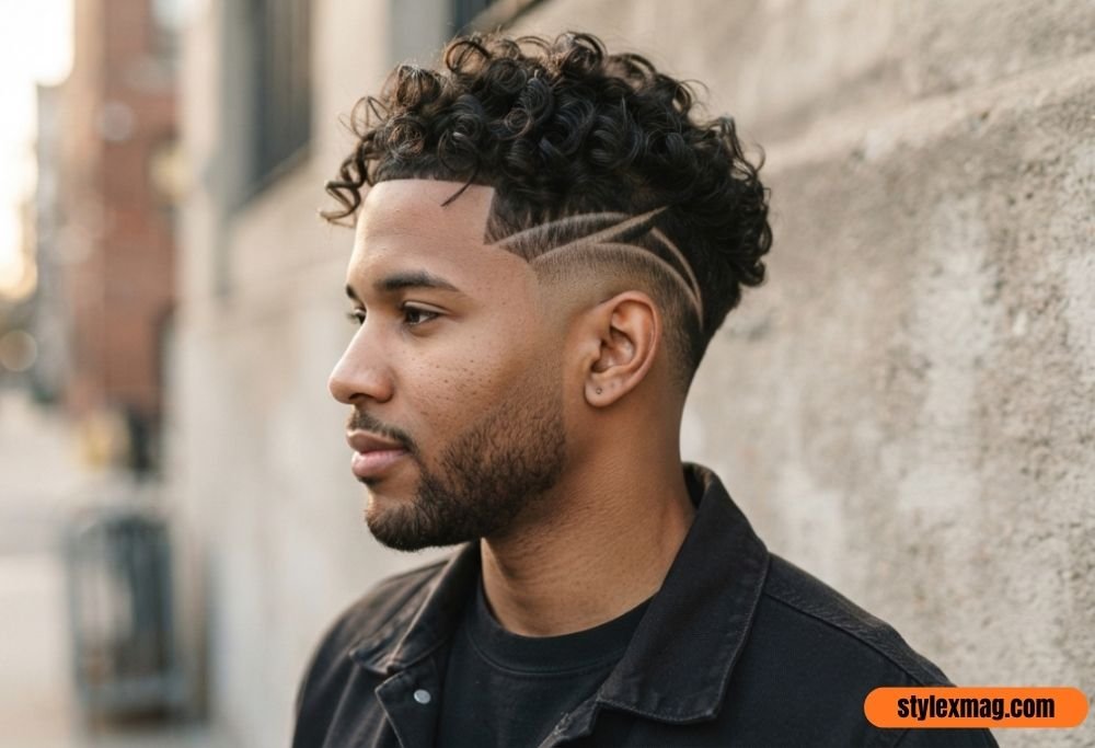 Curly Top with Hair Design