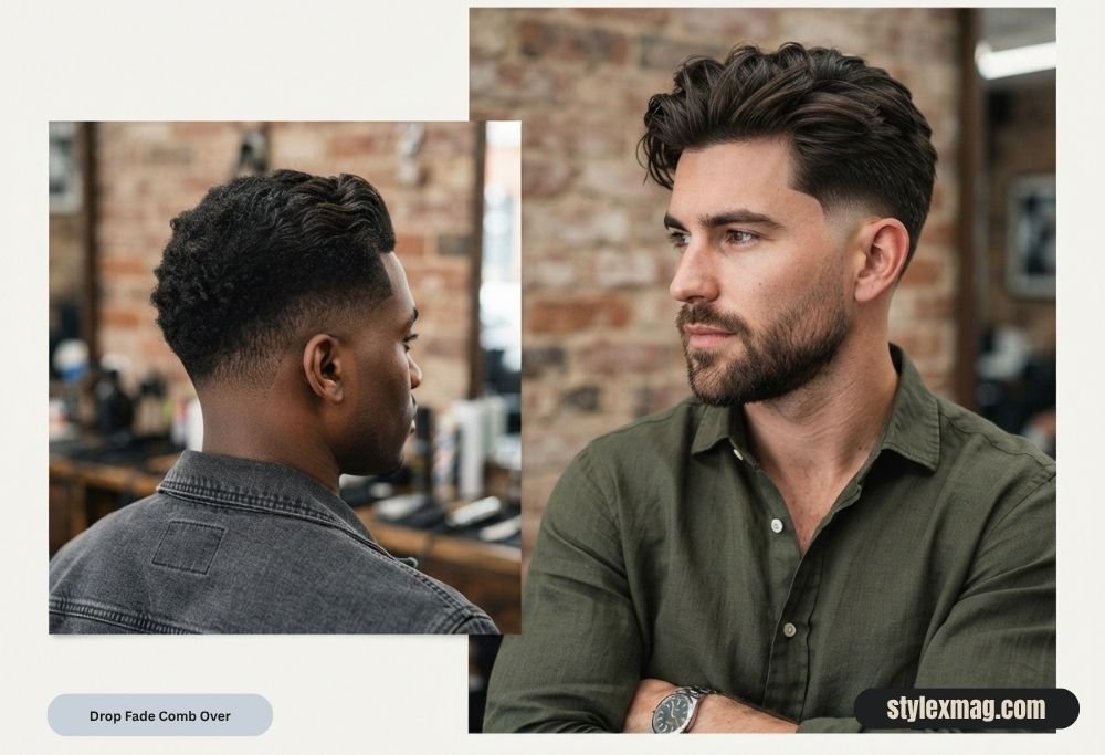 Comb Over Fade Haircut: 31 Stylish Styles for Men in 2026 7 Drop Fade Comb Over