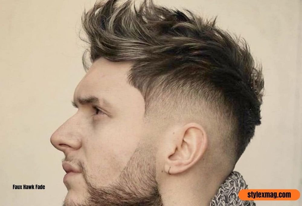 25 Best Thin Straight Hair Haircuts For Men to Add Volume in 2026 17 Faux Hawk Fade