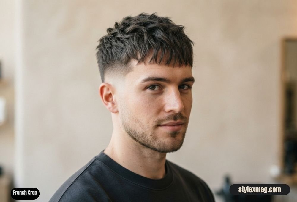Haircuts for Receding Hairline Men 35 Styles for a Fuller Look 12 French Crop