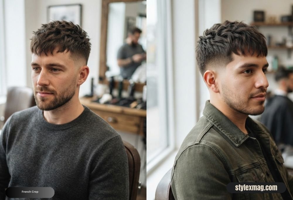 Diamond Face Shape Hairstyles for Men 22 Best Styles for 2026 7 French Crop