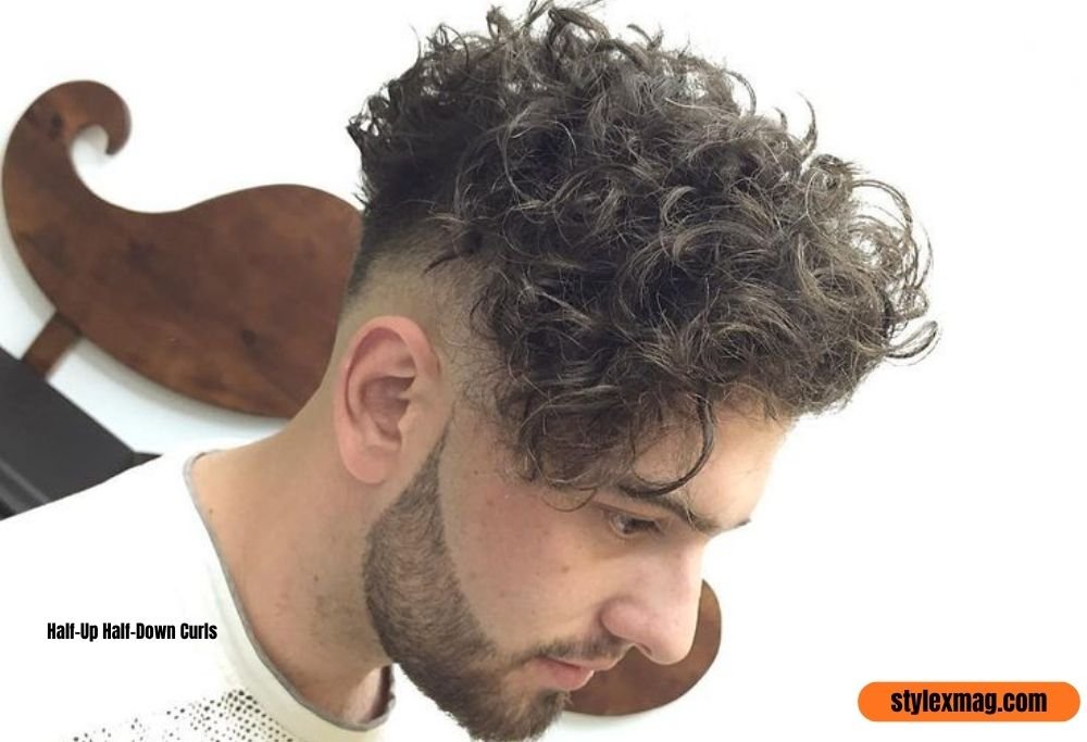 19 Best Long Curly Hairstyles for Men to Try in 2026 10 Half-Up Half-Down Curls