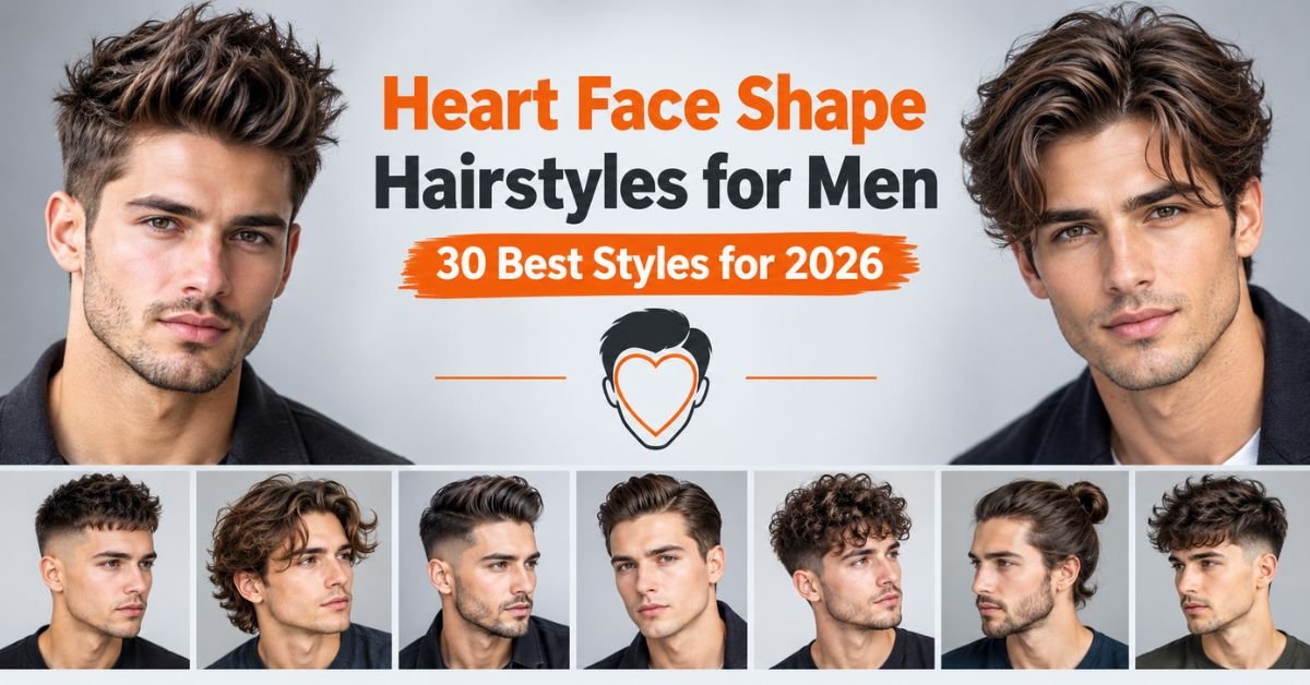 Heart Face Shape Hairstyles for Men
