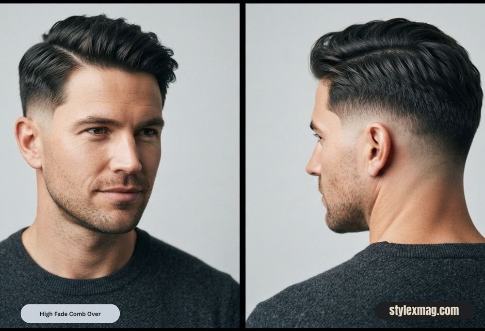 Comb Over Fade Haircut: 31 Stylish Styles for Men in 2026 4 High Fade Comb Over