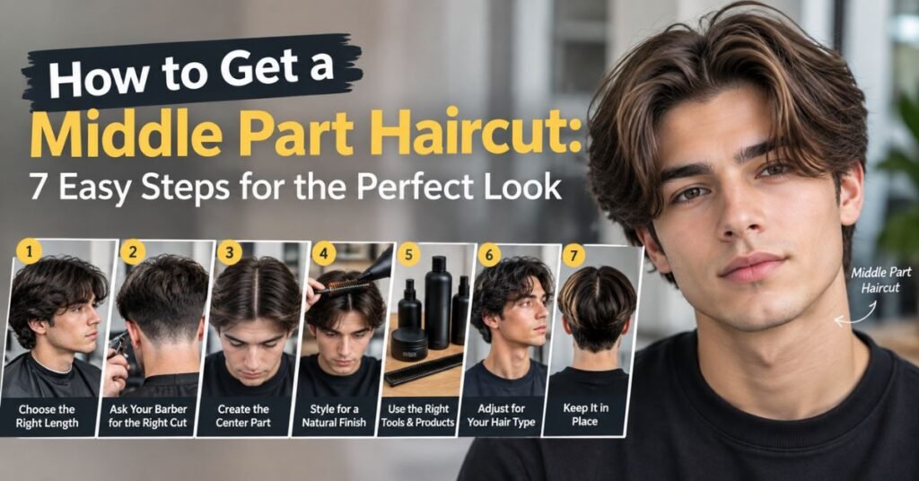 How to Get a Middle Part Haircut