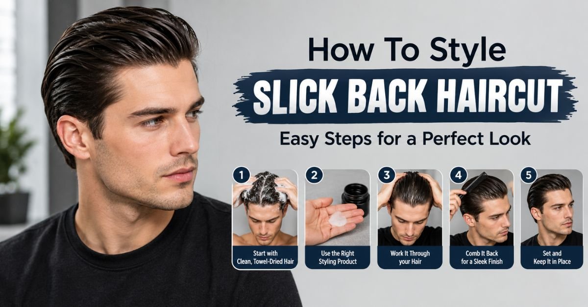 How To Style Slick Back Haircut