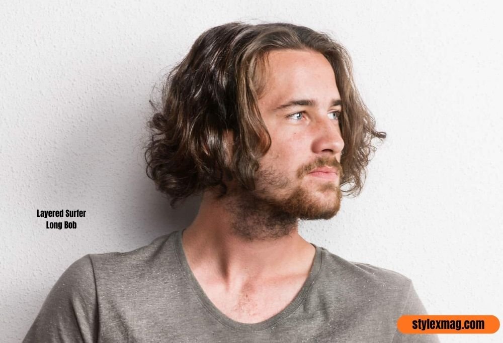30 Best Surfer Haircut Men Styles for a Cool Beach Look in 2026 24 Layered Surfer Long Bob