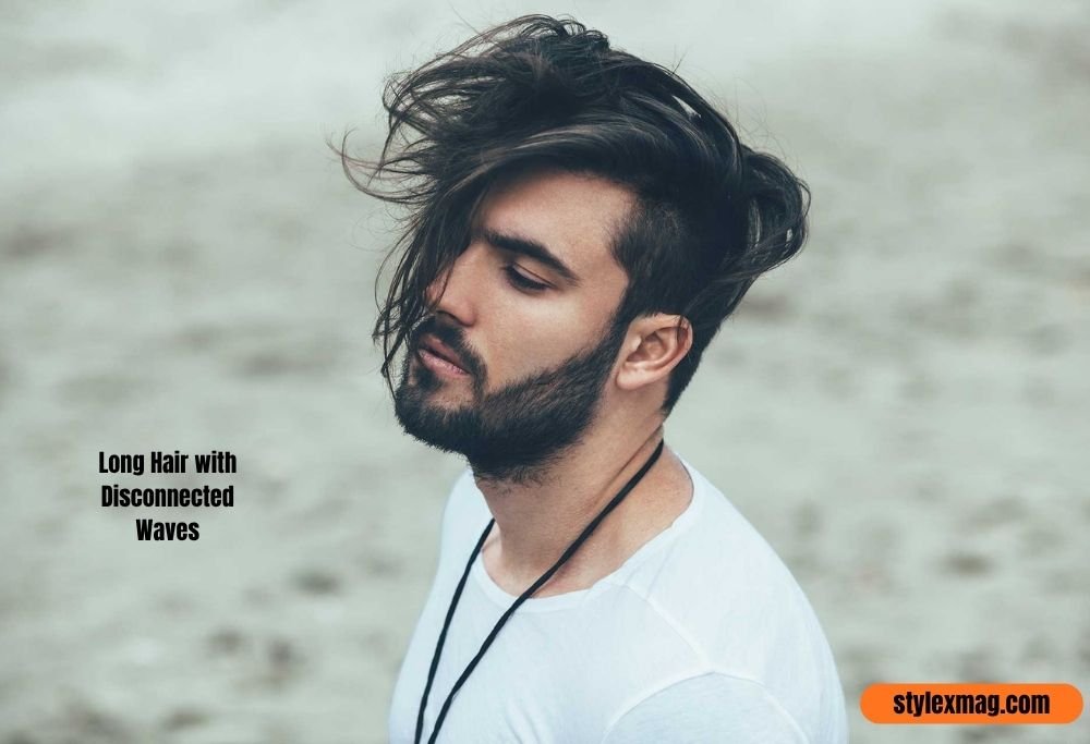 Long Hairstyles for Men: 35 Best Styles for Every Hair Type 30 Long Hair with Disconnected Waves