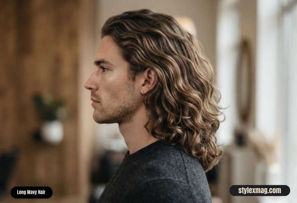 Haircuts for Receding Hairline Men 35 Styles for a Fuller Look 41 Long Wavy Hair
