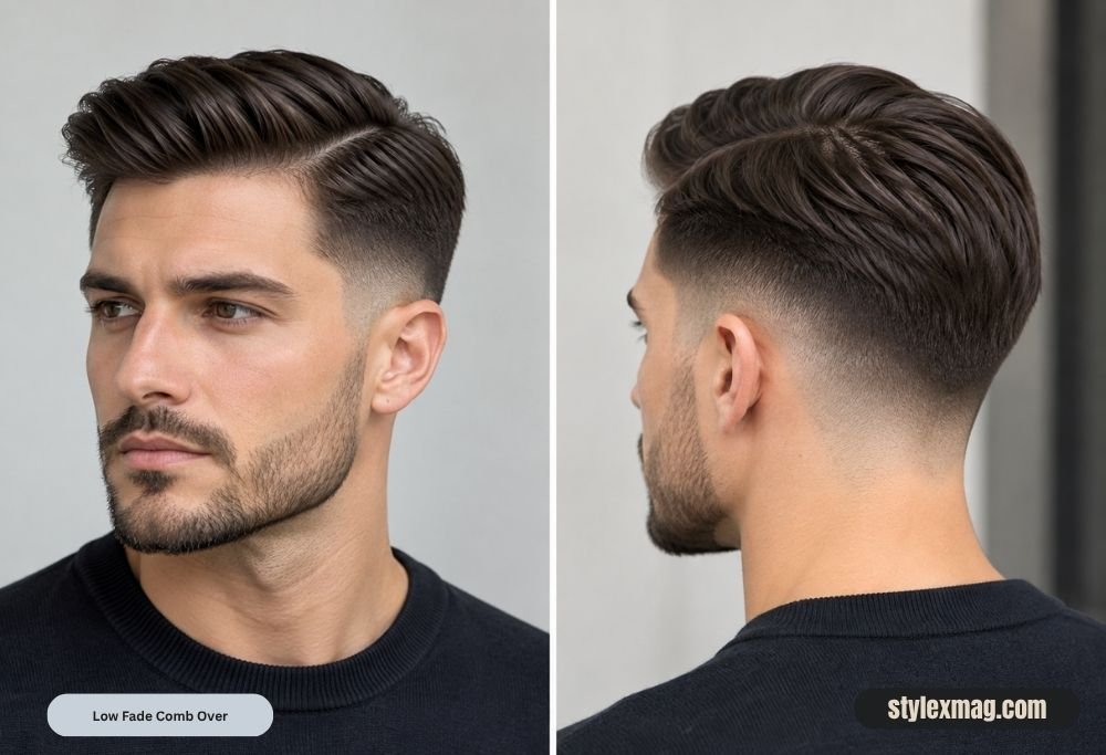 Comb Over Fade Haircut: 31 Stylish Styles for Men in 2026 2 Low Fade Comb Over
