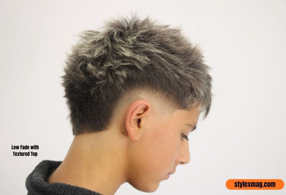 25 Best Thin Straight Hair Haircuts For Men to Add Volume in 2026 11 Low Fade with Textured Top