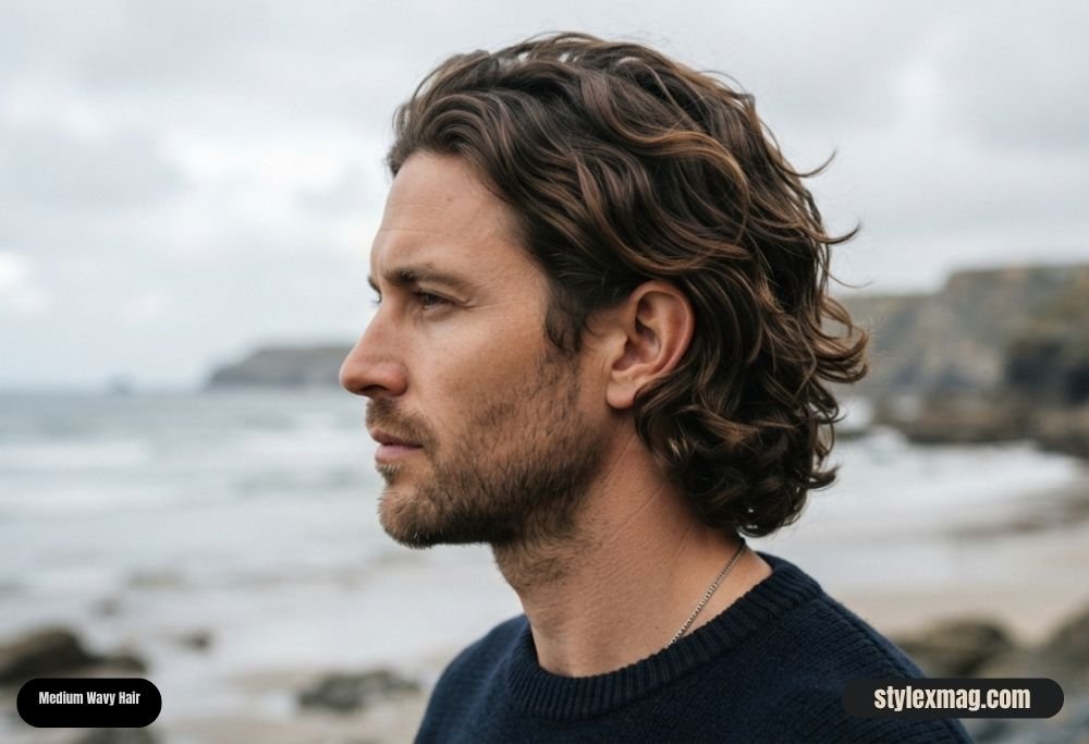 30 Best Square Face Shape Haircuts for Men: Stylish 2026 Looks 15 Medium Wavy Hair