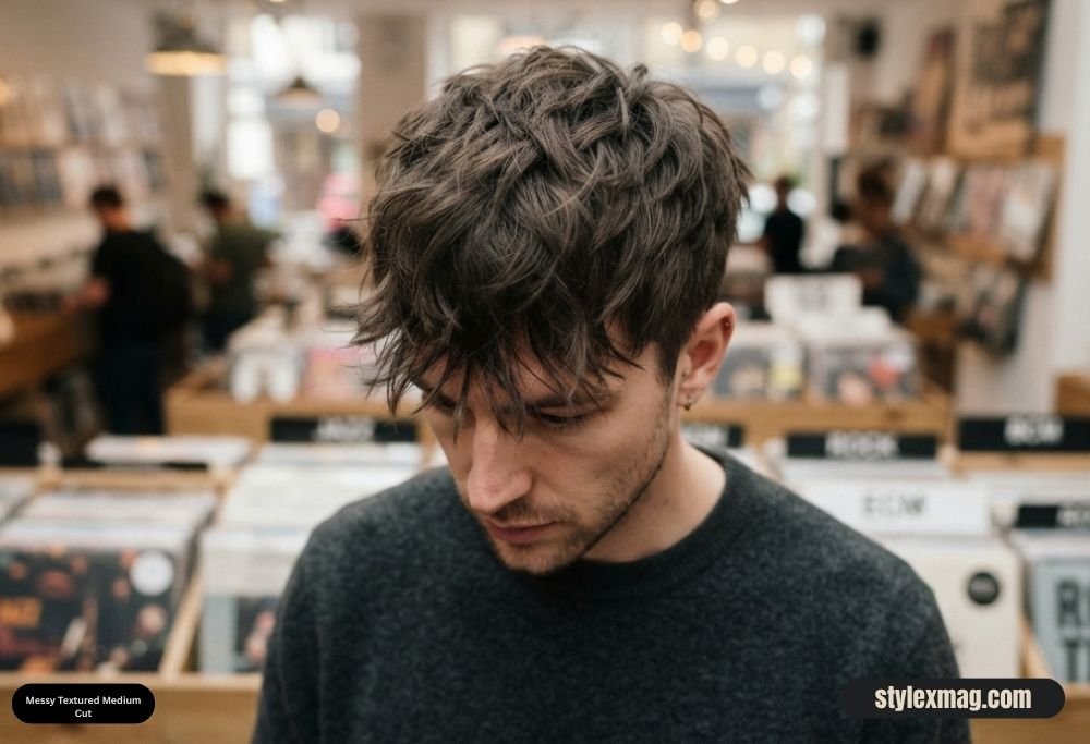 Messy Textured Medium Cut