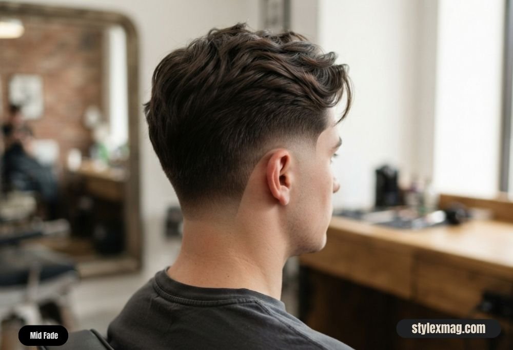Haircuts for Receding Hairline Men 35 Styles for a Fuller Look 15 Mid Fade