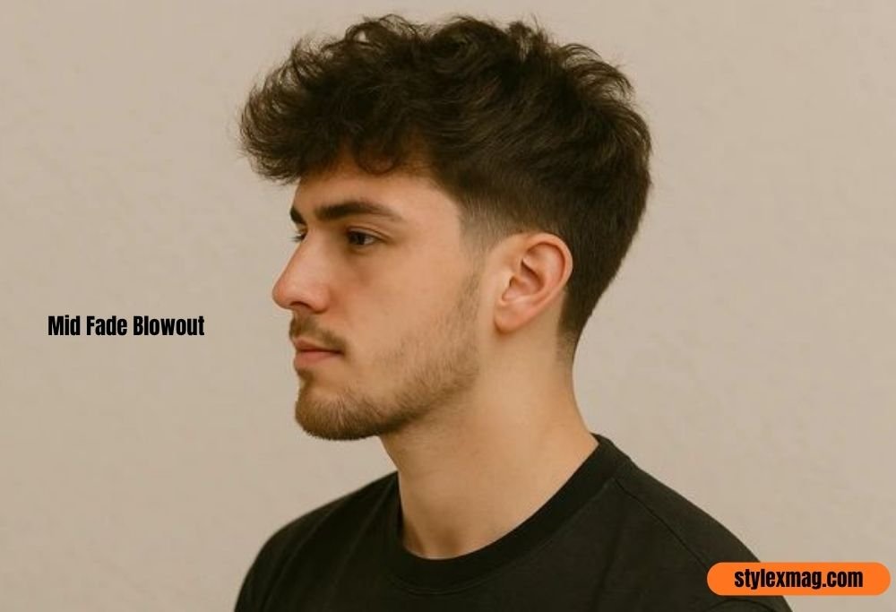 40 Best Mid Fade Haircuts for Men: Styles, Types & Ideas for 2026 31 Mid Fade Blowout