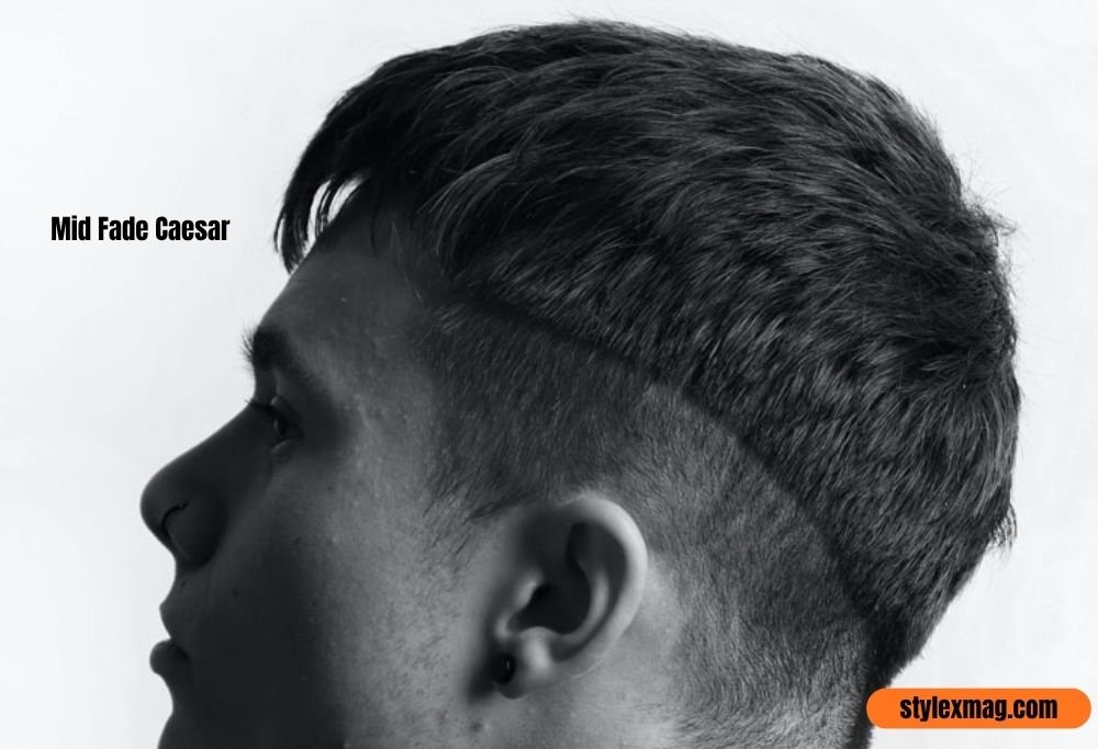 Mid Fade Caesar