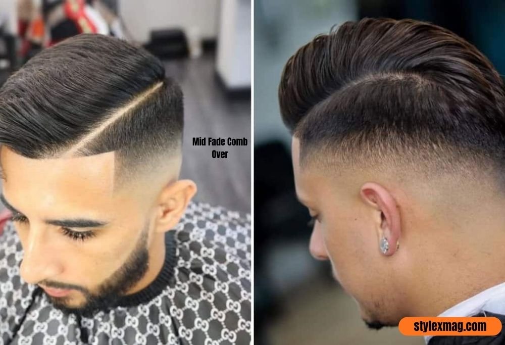 40 Best Mid Fade Haircuts for Men: Styles, Types & Ideas for 2026 23 Mid Fade Comb Over