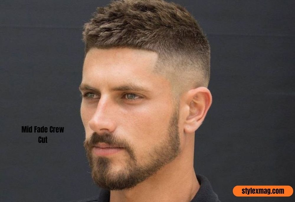 40 Best Mid Fade Haircuts for Men: Styles, Types & Ideas for 2026 27 Mid Fade Crew Cut