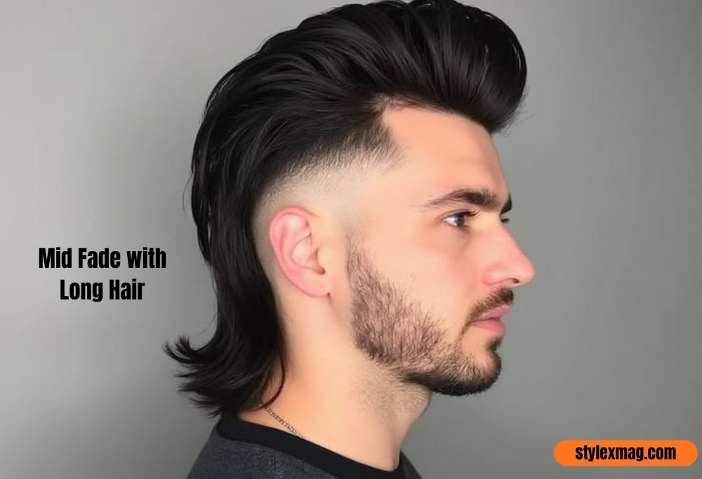 40 Best Mid Fade Haircuts for Men: Styles, Types & Ideas for 2026 16 Mid Fade with Long Hair