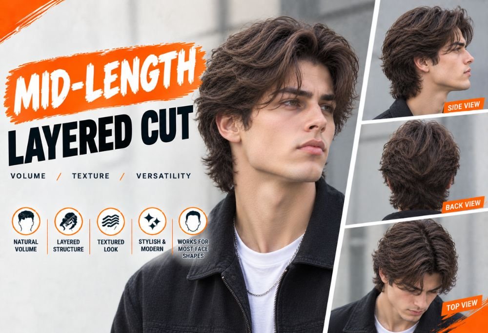 Mid-Length Layered Cut