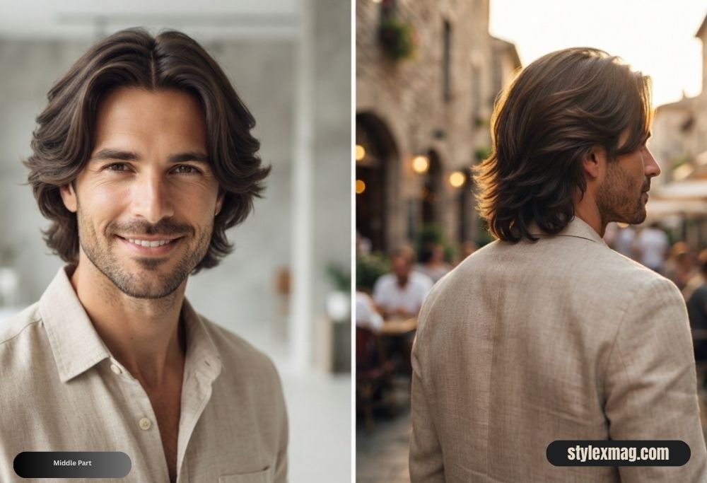 Heart Face Shape Hairstyles for Men 30 Best Styles for 2026 14 Middle Part