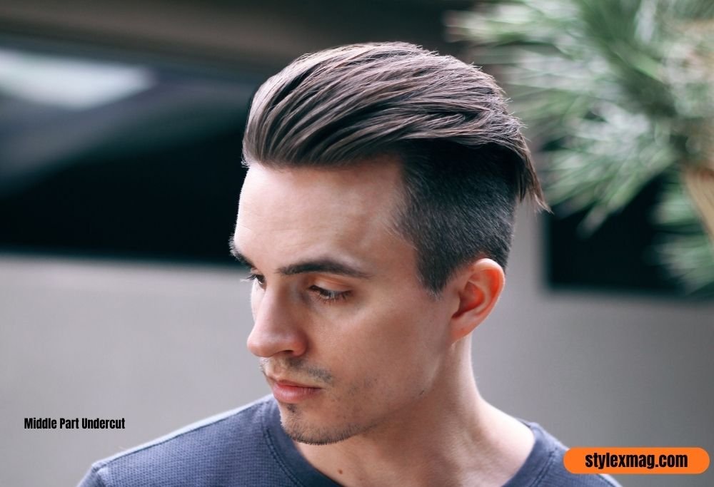 Middle Part Undercut