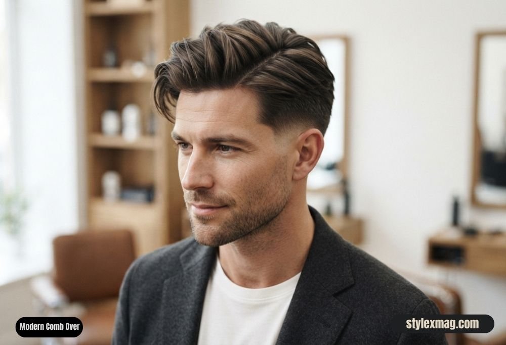 Haircuts for Receding Hairline Men 35 Styles for a Fuller Look 37 Modern Comb Over