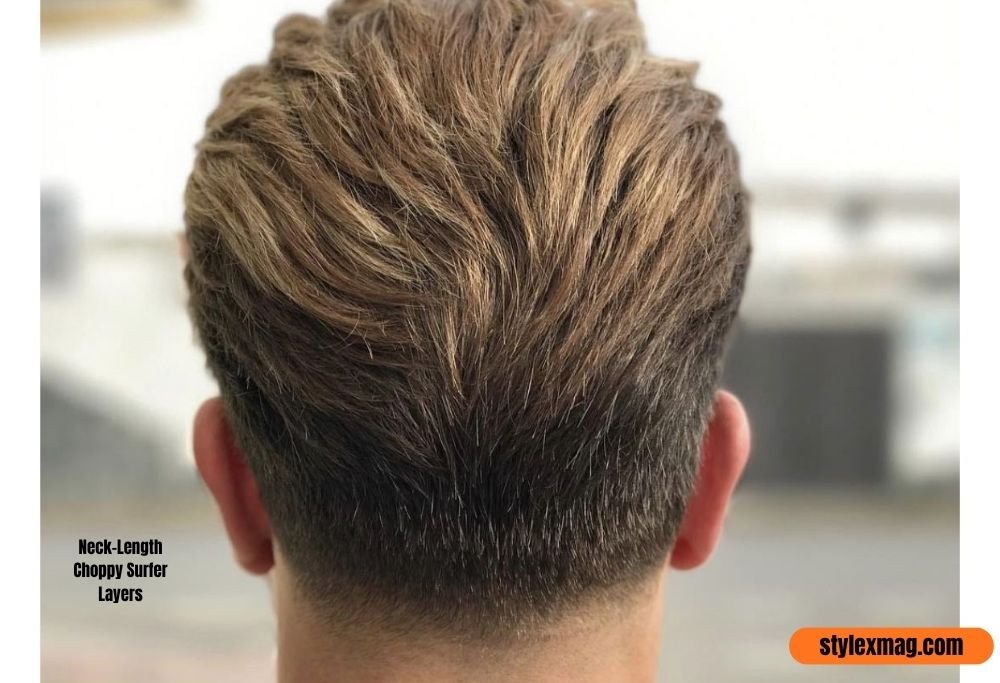 30 Best Surfer Haircut Men Styles for a Cool Beach Look in 2026 20 Neck-Length Choppy Surfer Layers