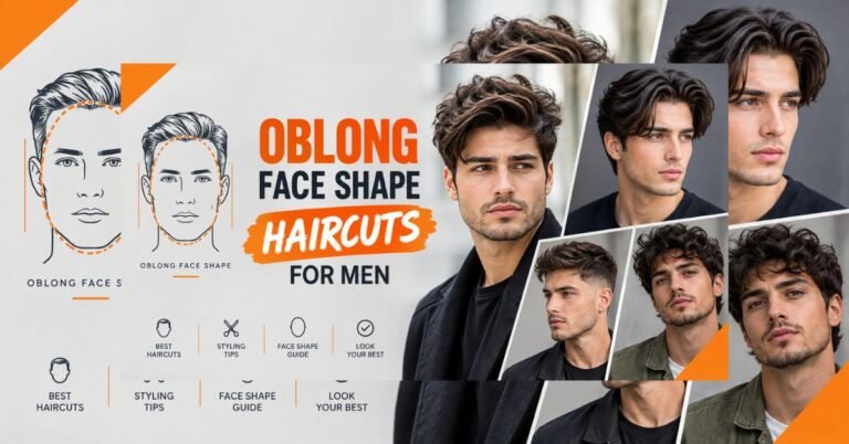 Oblong Face Shape Haircuts for Men